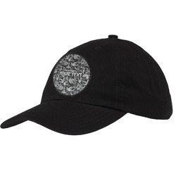 Skulls Baseball Cap - Black (Personalized)