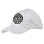 Skulls Baseball Cap - White (Personalized)