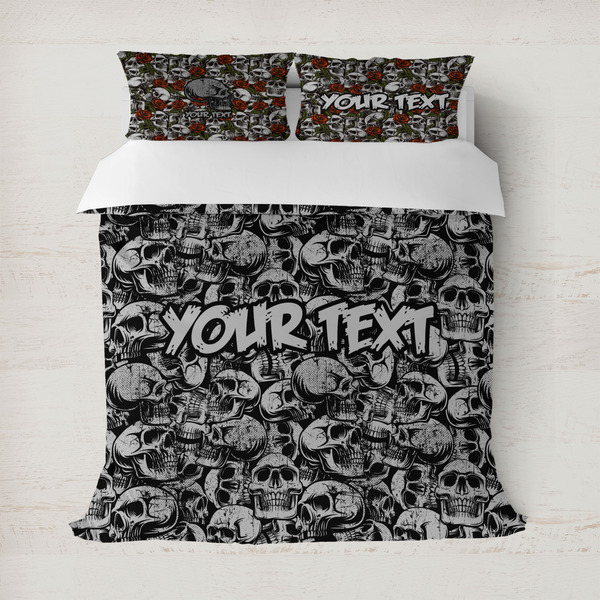 Custom Skulls Duvet Cover (Personalized)