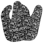 Skulls Baby Bib w/ Name or Text