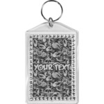 Skulls Bling Keychain (Personalized)