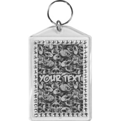 Skulls Bling Keychain (Personalized)