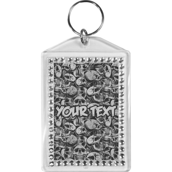 Custom Skulls Bling Keychain (Personalized)