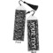 Skulls Bookmark with tassel - Front and Back