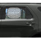 Skulls Car Sun Shade Black - In Car Window