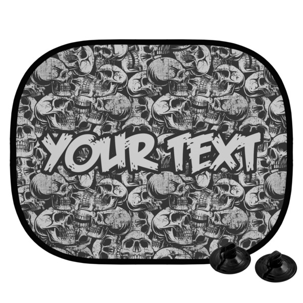 Custom Skulls Car Side Window Sun Shade (Personalized)