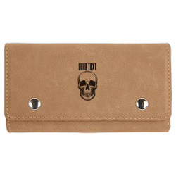 Skulls Cards & Dice Set - Light Brown (Personalized)