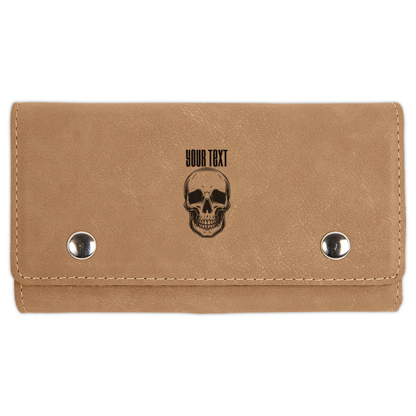 Custom Skulls Cards & Dice Set - Light Brown (Personalized)