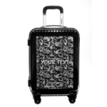 Skulls Carry On Hard Shell Suitcase (Personalized)