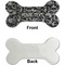 Skulls Ceramic Flat Ornament - Bone Front & Back Single Print (APPROVAL)