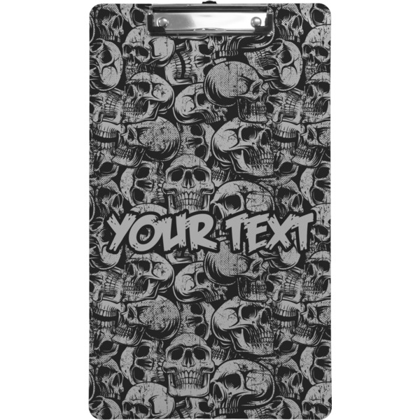 Custom Skulls Clipboard (Legal Size) (Personalized)