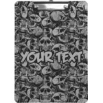 Skulls Clipboard (Personalized)