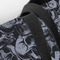 Skulls Closeup of Tote w/Black Handles