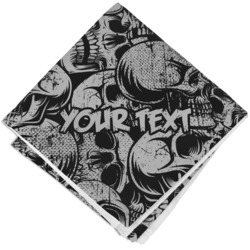 Skulls Cloth Napkin w/ Name or Text