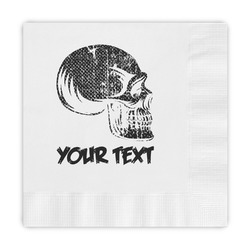 Skulls Embossed Decorative Napkins (Personalized)