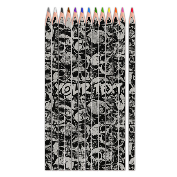 Custom Skulls Colored Pencils (Personalized)