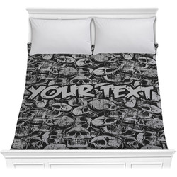 Skulls Comforter - Full / Queen (Personalized)