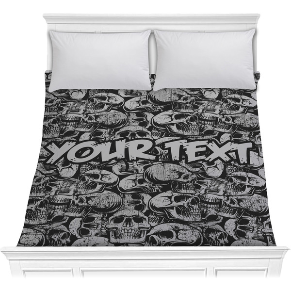 Custom Skulls Comforter - Full / Queen (Personalized)