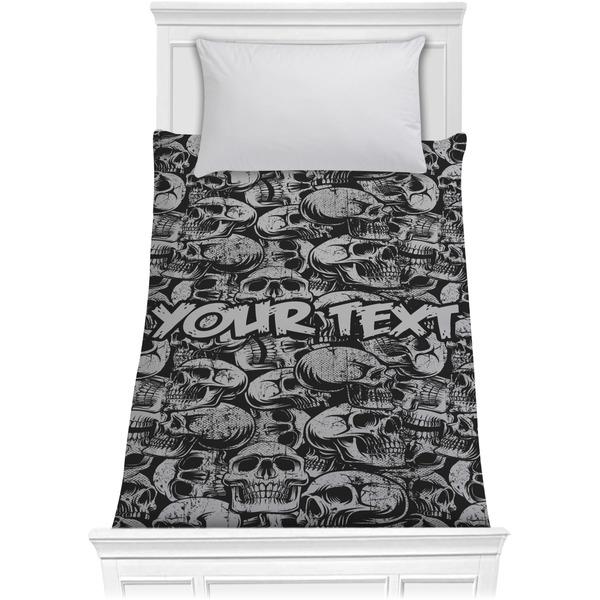 Custom Skulls Comforter - Twin (Personalized)