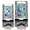 Skulls Compare Phone Stand Sizes - with iPhones