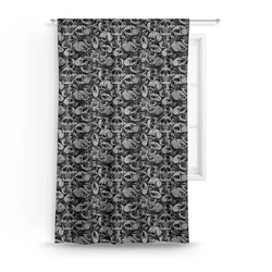 Skulls Curtain Panel - Custom Size