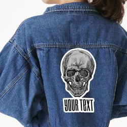 Skulls Twill Iron On Patch - Custom Shape - 3XL (Personalized)