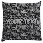 Skulls Decorative Pillow Case (Personalized)