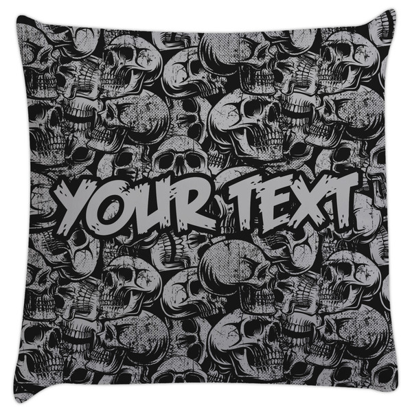 Custom Skulls Decorative Pillow Case (Personalized)