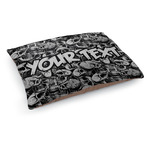 Skulls Dog Bed - Medium w/ Name or Text