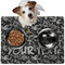 Skulls Dog Food Mat - Medium LIFESTYLE