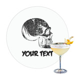 Skulls Printed Drink Topper - 3.25" (Personalized)