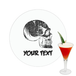 Skulls Printed Drink Topper -  2.5" (Personalized)
