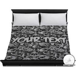 Skulls Duvet Cover - King (Personalized)