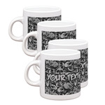 Skulls Single Shot Espresso Cups - Set of 4 (Personalized)