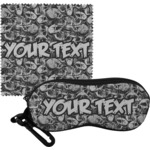 Skulls Eyeglass Case & Cloth (Personalized)