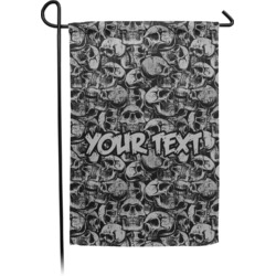 Skulls Small Garden Flag - Double Sided w/ Name or Text