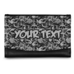 Skulls Genuine Leather Women's Wallet - Small (Personalized)