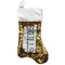 Skulls Gold Sequin Stocking - Front