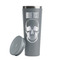 Skulls Grey RTIC Everyday Tumbler - 28 oz. - Lid Off