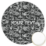 Skulls Printed Cookie Topper - 3.25" (Personalized)