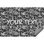 Skulls Indoor / Outdoor Rug - 4'x6' (Personalized)