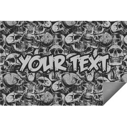 Skulls Indoor / Outdoor Rug - 3'x5' (Personalized)