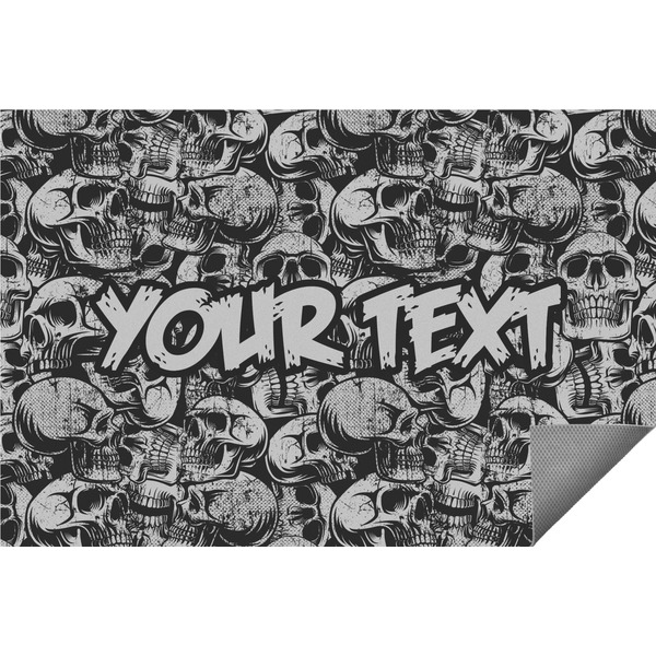 Custom Skulls Indoor / Outdoor Rug - 4'x6' (Personalized)