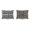 Skulls Indoor Rectangular Burlap Pillow (Front and Back)