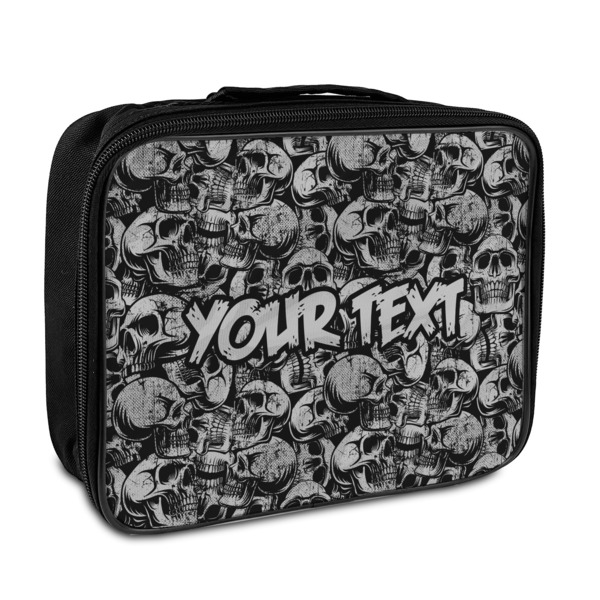 Custom Skulls Insulated Lunch Bag (Personalized)