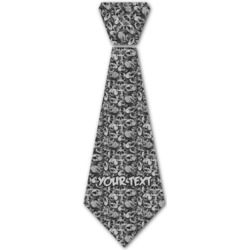 Skulls Iron On Tie (Personalized)