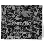 Skulls Kitchen Towel - Poly Cotton w/ Name or Text