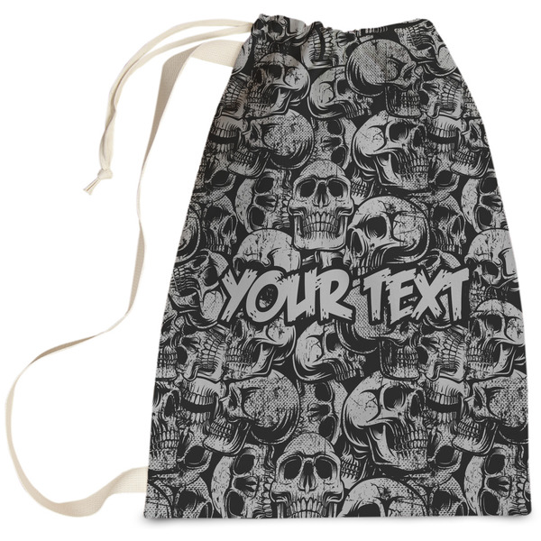 Custom Skulls Laundry Bag - Large (Personalized)