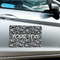 Skulls Large Rectangle Car Magnets- In Context