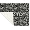 Skulls Linen Placemat - Folded Corner (single side)